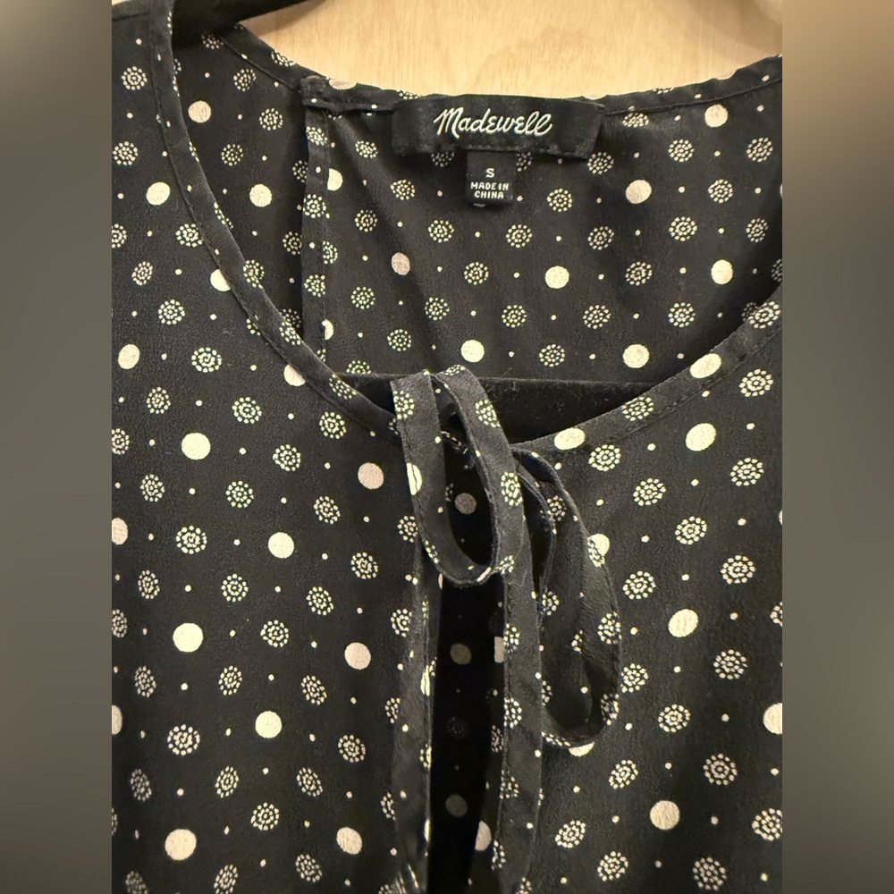 Madewell Silk Petal-play Polka-dot Romper - Picture 9 of 14
